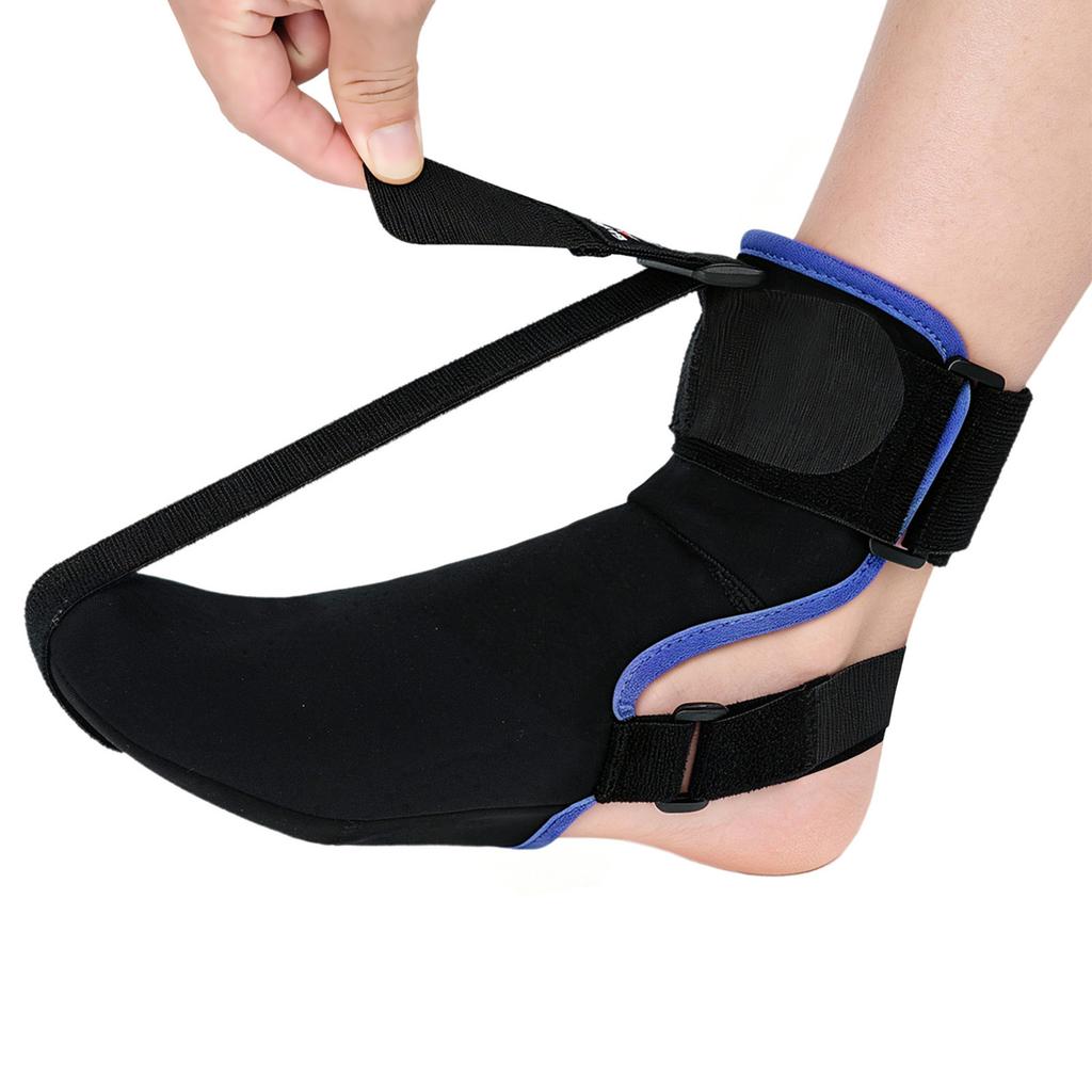 Unisex Foot Pain Relief Night Splint Sock Adjustable Hook-and-loop Fastener for Plantar Fasciitis Tension Alleviation