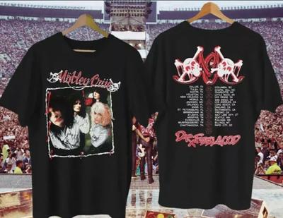 Vintage 1989 Motley Crue Dr Feelgood Tour Koncertní Rocková Kapela Tričko