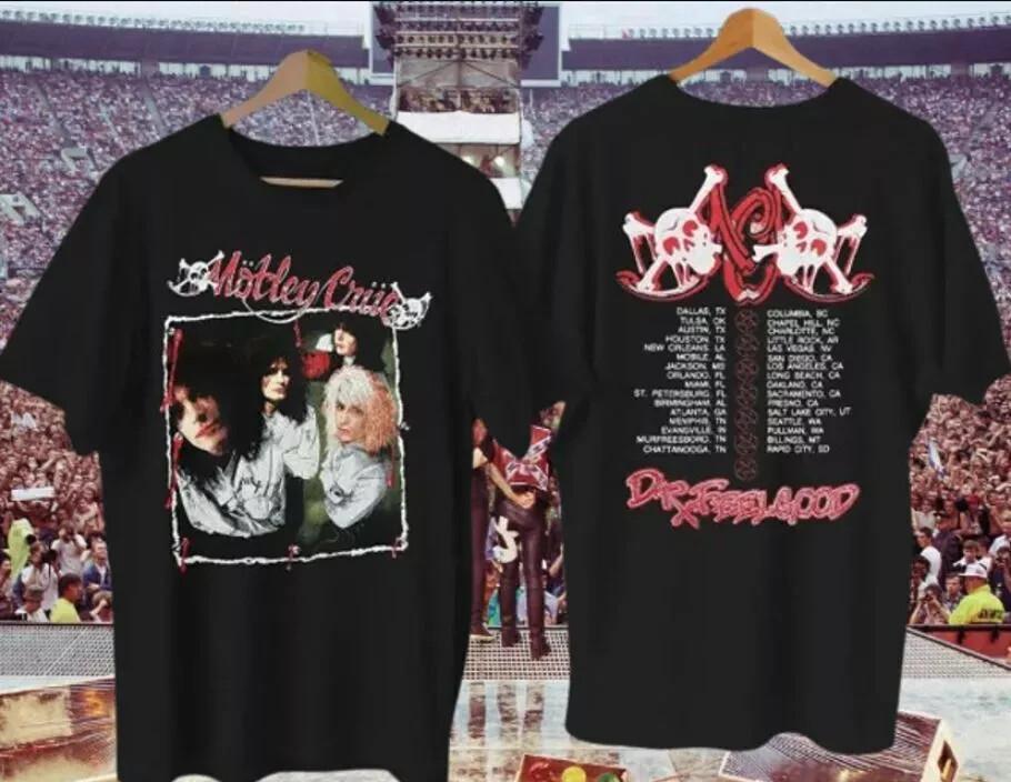 Vintage 1989 Motley Crue Dr Feelgood Tour Concert Rock Band TShirt Unisex T-Shirt XL