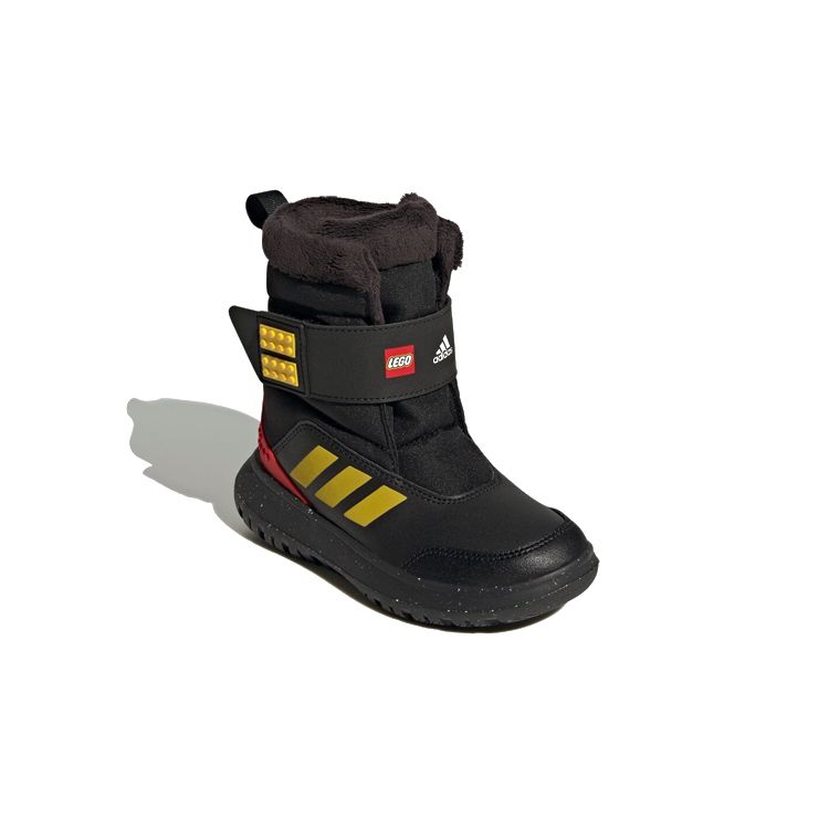 Adidas Lego X  Winterplay Non-Slip Durable Warm Childrens Boots Kids Boots Black Red Yellow GW4420