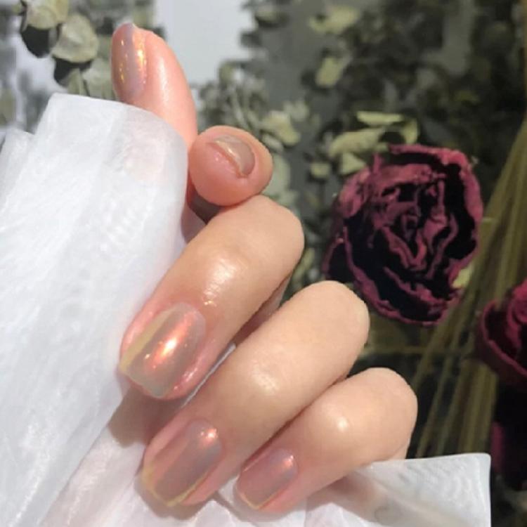 Mermaid Chrome Nail Powder Ice Transparent for Aurora Powder Mirror Effect for Aurora Iridescent Pearlescent Manicure Pi