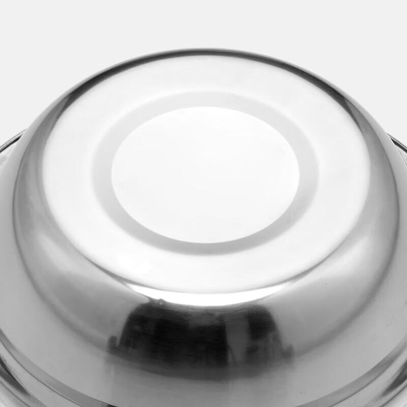 CHAHUA Deluxe Stainless Steel Thickened Round Basin 4-Piece Set