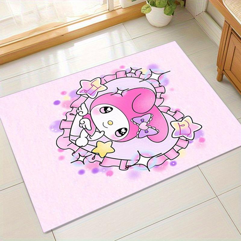 

1 шт. Коврик My Melody в форме сердца - Милый мультяшный декор для дома, офиса, уличный ковер, идея для подарка Ideaz197 60cm by 90cm