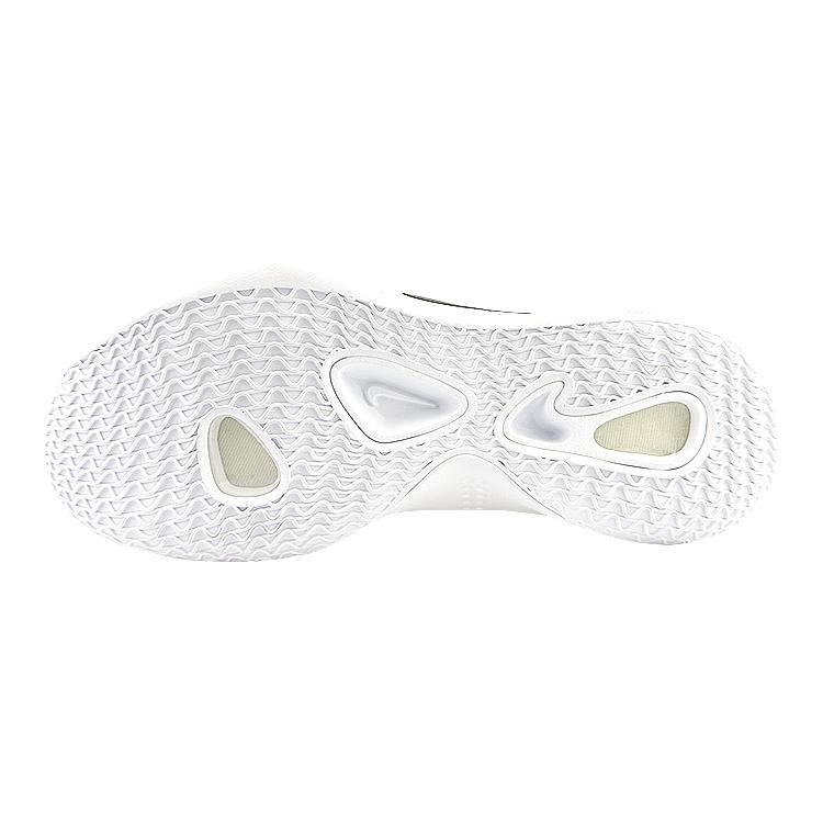 Nike Hyperdunk X Cushioning Slip Resistant Breathable Lightweight Low Top Basketball Shoes Men's White Blue AR0465-100(Team40-)