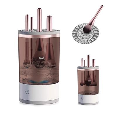 Electric Makeup Brush Cleaner, Fast Makeup Brush Cleaner Machine with Makeup Brush Cleaning Mat, Beauty Blender Cleaners
