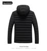 Men's Slim Fit Hooded Cotton Jacket - Warm, Lightweight, & Trendy for Autumn/Winter