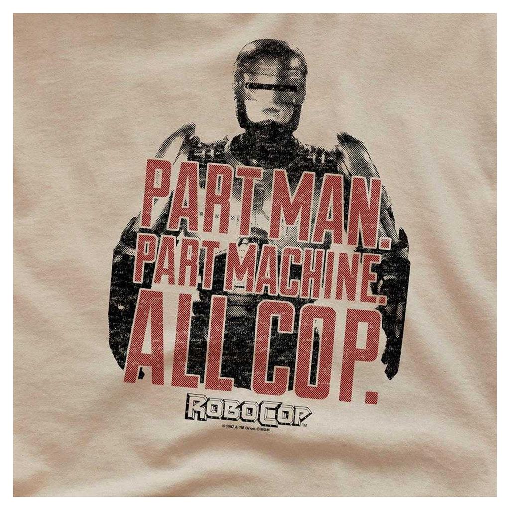 Robocop Unisex Adult Tagline Vintage T-Shirt