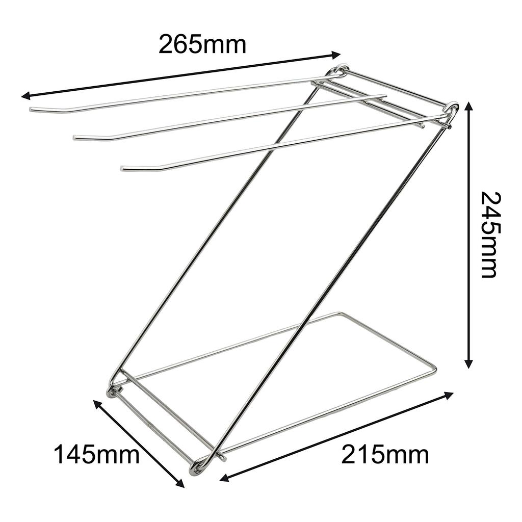 For Household Stainless Steel Holder Dishcloth Drying Rack Daily Organization Efficient Kitchen Storage Solution Easy Access