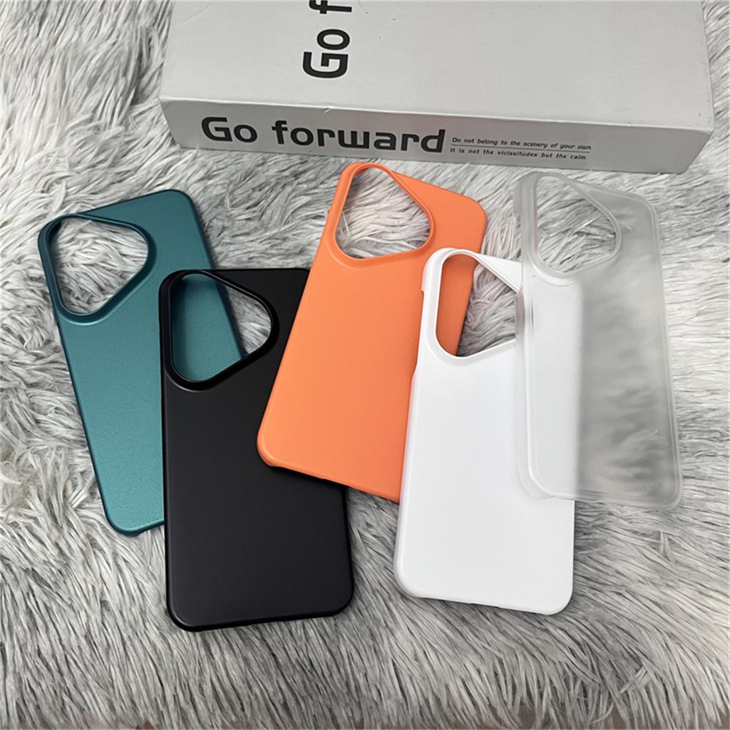 Slim Frameless Matte Solid Color Hard PC Case For Huawei P70 P60 P50 P40 Mate 70 60 50 RS 40 Nova 13 12 11 Honor 300 Pro Ultra