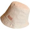 Bucket Hat Spring and Autumn Bucket Hat Showing Small Edge Sunscreen Casual Plain Basin Hat