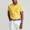 Polo Ralph Lauren Striped Trim Slim Fit Polo Shirt Men tops Yellow MNPOKNI1N821365
