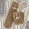 Damen Herbst und Winter Verdickt Warm Einfach Lässig Alles Süß Cartoon Einfarbig in Socken
