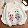 Children's Cute Hoodies for Spring, Autumn and Winter, Fashionable Round-neck Thickened Long-sleeved Loose Hoodies for Boys and Girls