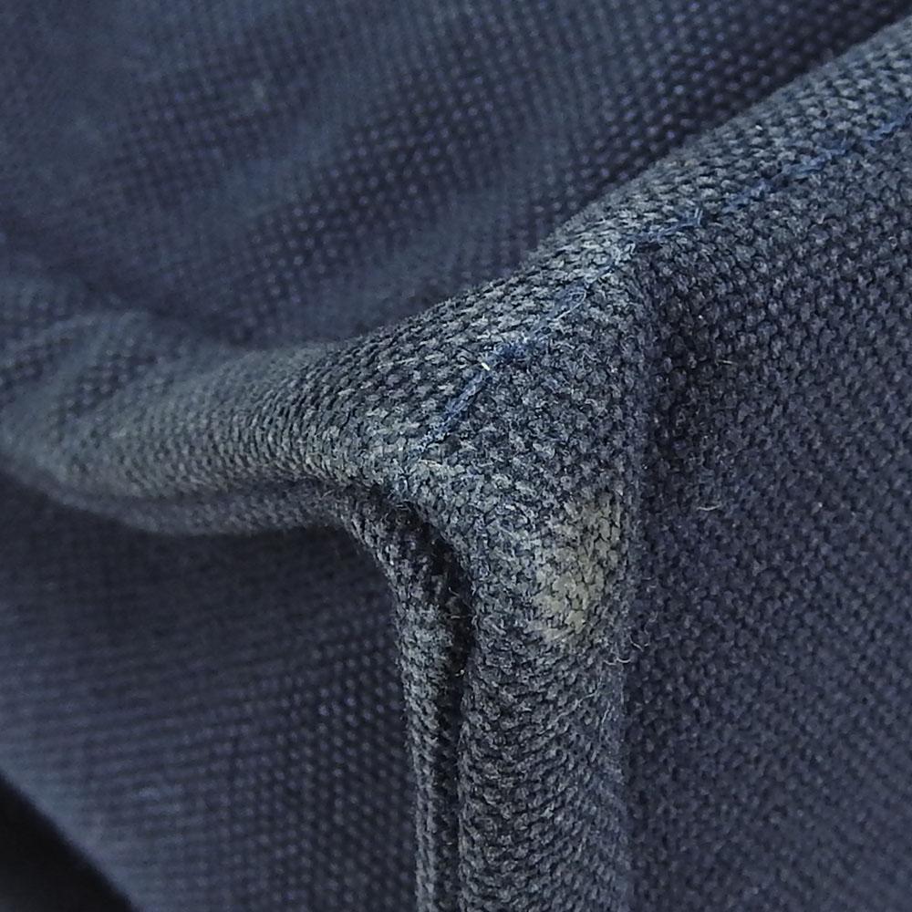 Used HERMES Tote Bag Fool ToePM Canvas Navy Navy Casual