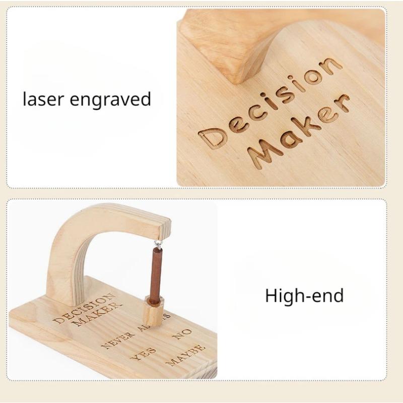 Magnetisk Pendel Beslutningstaker, Pendelbrett med Svingende Pinner i Tre Ja Nei Kanskje, Raskt Beslutningsverktøy, Flott for Soverommet ditt