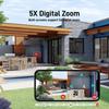 OKAM PRO UYGULAMASI 5G Wi-Fi IP Kamera HD 10MP Çift Lensli Kamera PTZ Renkli Gece Görüşü İki Yönlü İnterkom Hareket Takibi Yapay Zeka Akıllı Kamera