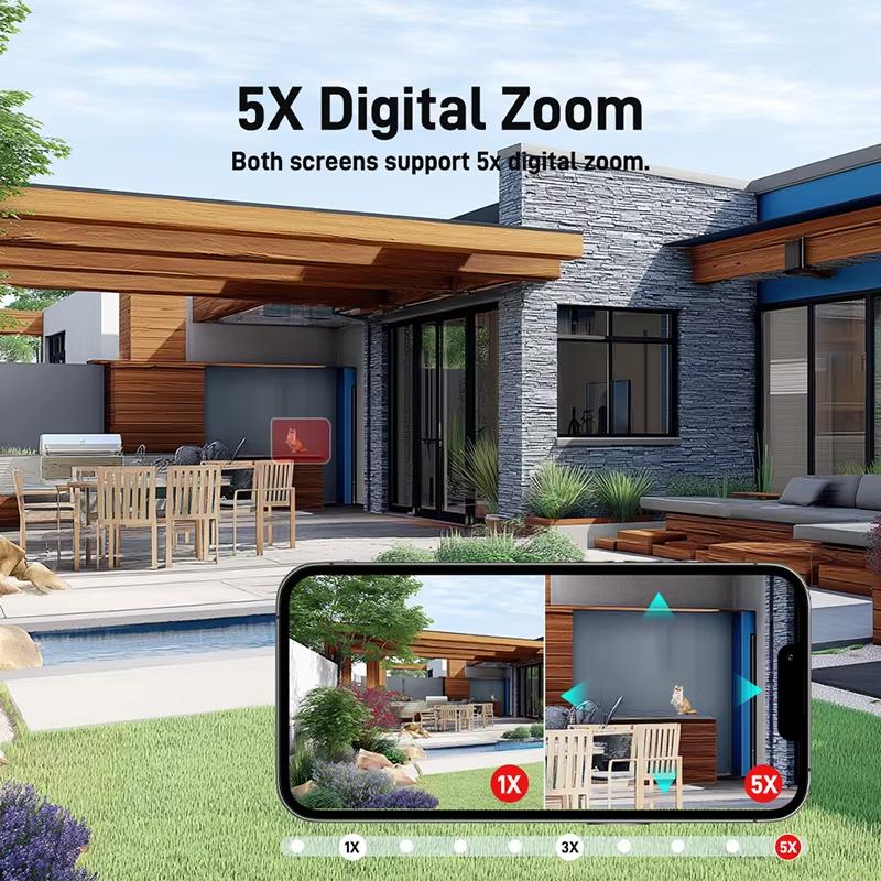 OKAM PRO UYGULAMASI 5G Wi-Fi IP Kamera HD 10MP Çift Lensli Kamera PTZ Renkli Gece Görüşü İki Yönlü İnterkom Hareket Takibi Yapay Zeka Akıllı Kamera