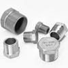 1/8" 1/4" 3/8" 1/2" - 4" BSPT NPT Male Hex End Plug Cap 201/304/316 Stainless Steel Connector Pipe Fitting Water Gas Oil 225 PSI