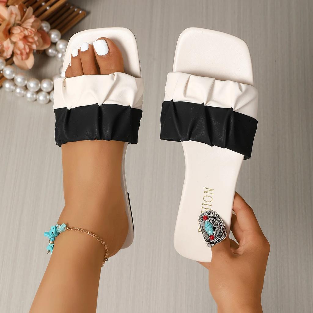 Fashion New 2025 Women Slippers Fashion Flat Sandals Ladies Casual Slippers Beach Slippers Women Shoes Lightweight Elegant Slides Women