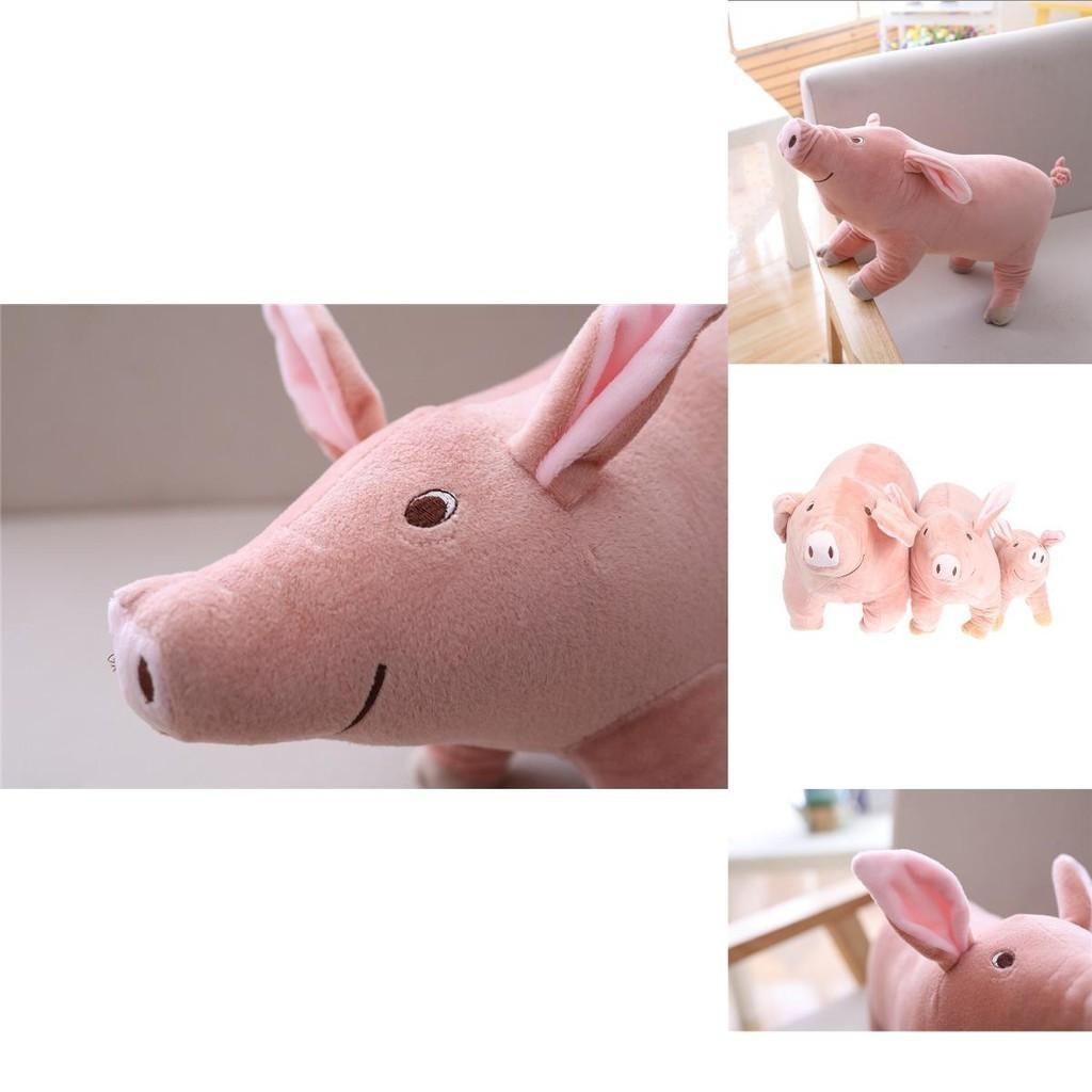 Cute Pink Pig Plush Toy Soft Animal Sleeping Pillow 25/40/60cm Comfortable Size