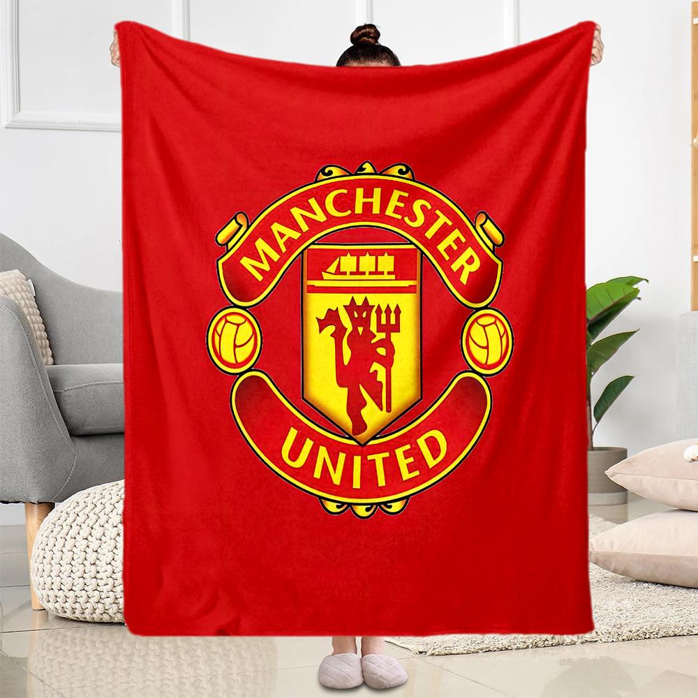 Manchester Blanket Durable Comfort Perfect For Bed Sofa Chair For All Seasons Playful Design Ideal Gift For Birthday Valentine'S Day