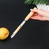 Fruit Core Remover With Wood Handle Stainless Steel Fruit Coring Device Kitchen Corer For Fruit Slicing Cooking Salad Prep