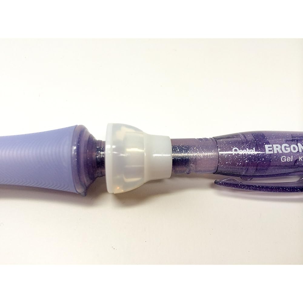 Pentel ERGoNoMiX Gel Ballpoint Pen 0.5mm Ergonomic Clear Violet Color