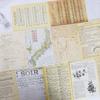 30 Pcs Vintage Old Newspaper Background Paper DIY Diary Album Scrapbooking Collage Material Paper Junk Journal Supplies