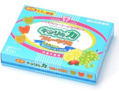 Kisiri No Chikara Fruit Gummy Set of 2 31 (124g Pieces/piece)