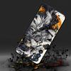 Cross Pattern Bicolor Lion Phone Case For Oppo A17 A31 A54 A57 A78 A79 A98 Find X5 X6 Reno 6 7 8 10 11 12 13 F Pro 5G Soft TPU