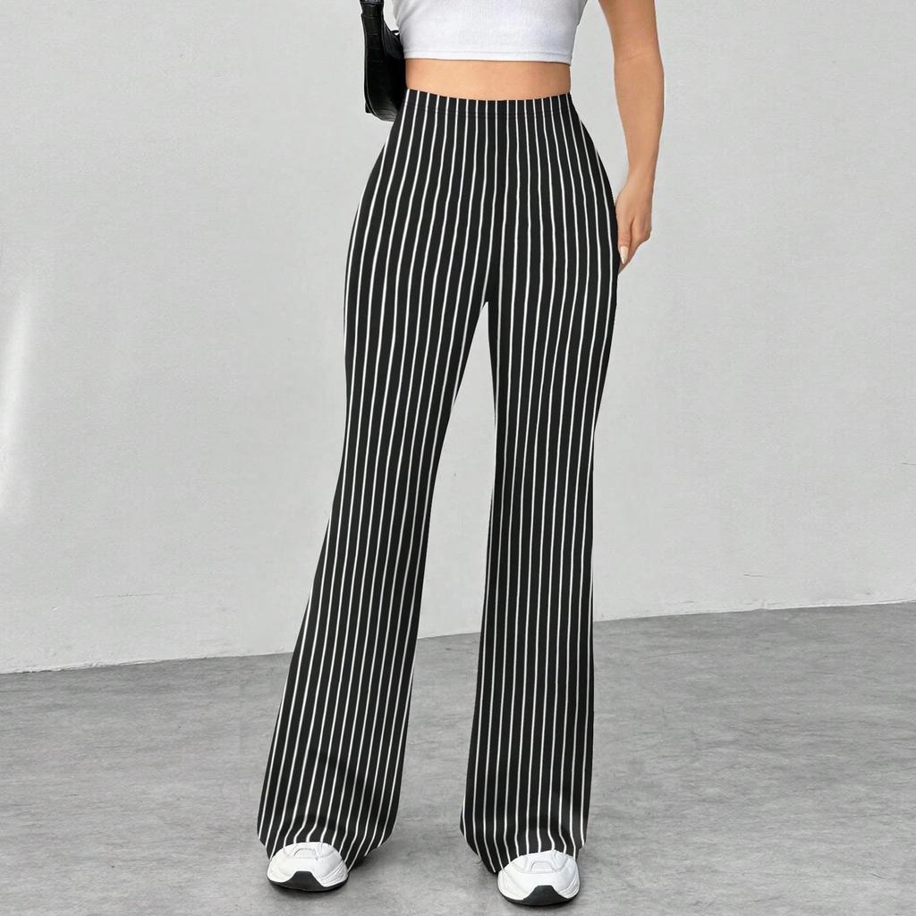 Women's Straight Pants Fashion Casual Pants Nine Point Harlan Pants