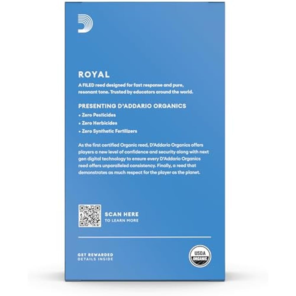 Rico Baritone Saxophone Lead Rico Royal No. 2-1/2