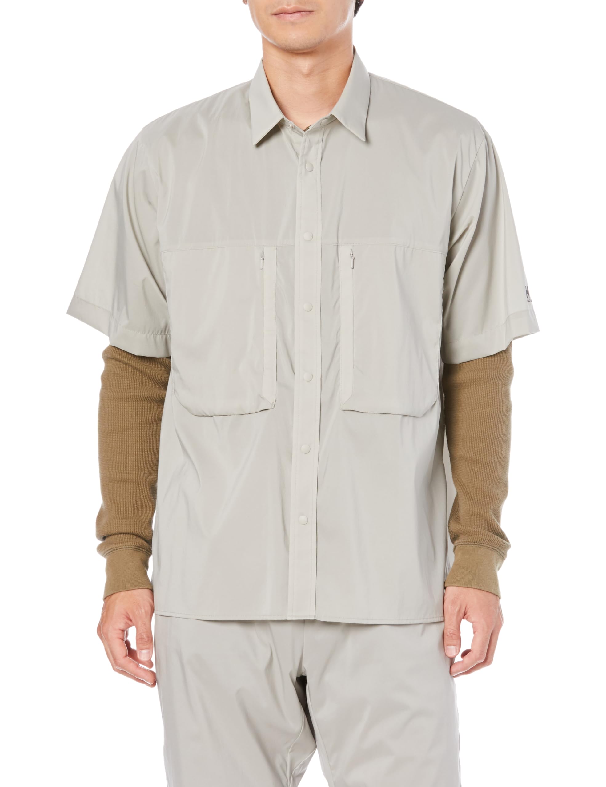 

Helly Hansen Pertex Wind Pebble Gray Shirts,