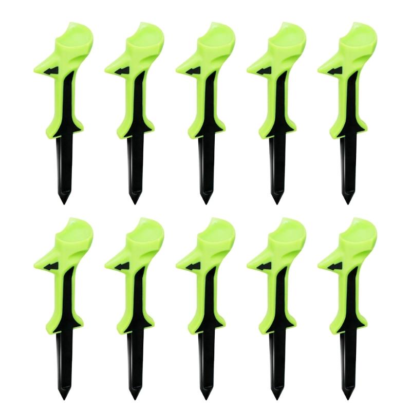 Directional Golf Markers Practice Tool Durability Plastic Golf Tees for Accuracy and Stability During Range Exercises