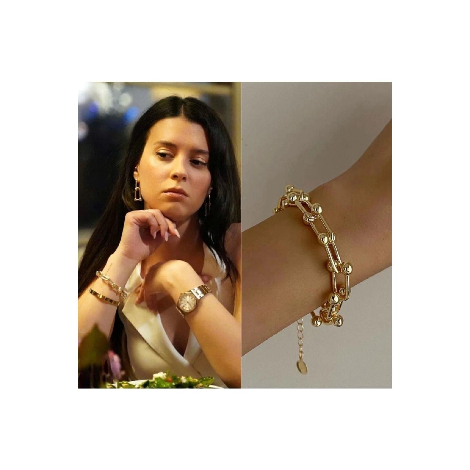 

Стальной браслет Kingfisher Pelo цвета золота с гарантийным сертификатом золотой