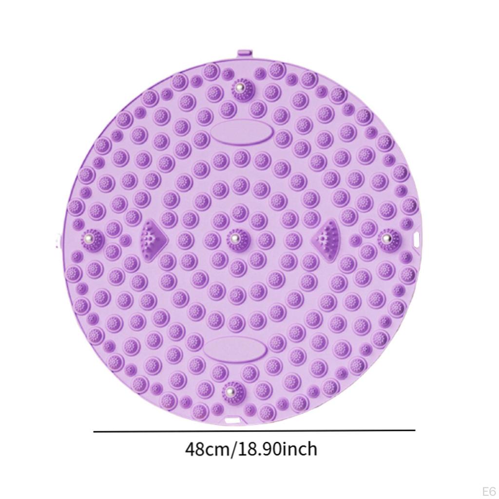 Foot Massager Mat Acupressure Anti Slip Compact Lightweight Massage Pad Reflexology for Gym