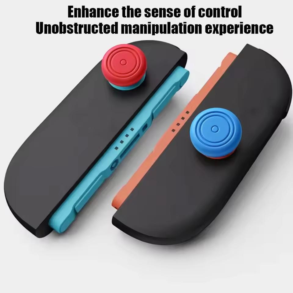 Silicone Thumb Stick Grip Cover Case for Switch 2 Controller Gamepad Thumb Protectors for Switch2 Analog Joystick Non-Slip Caps