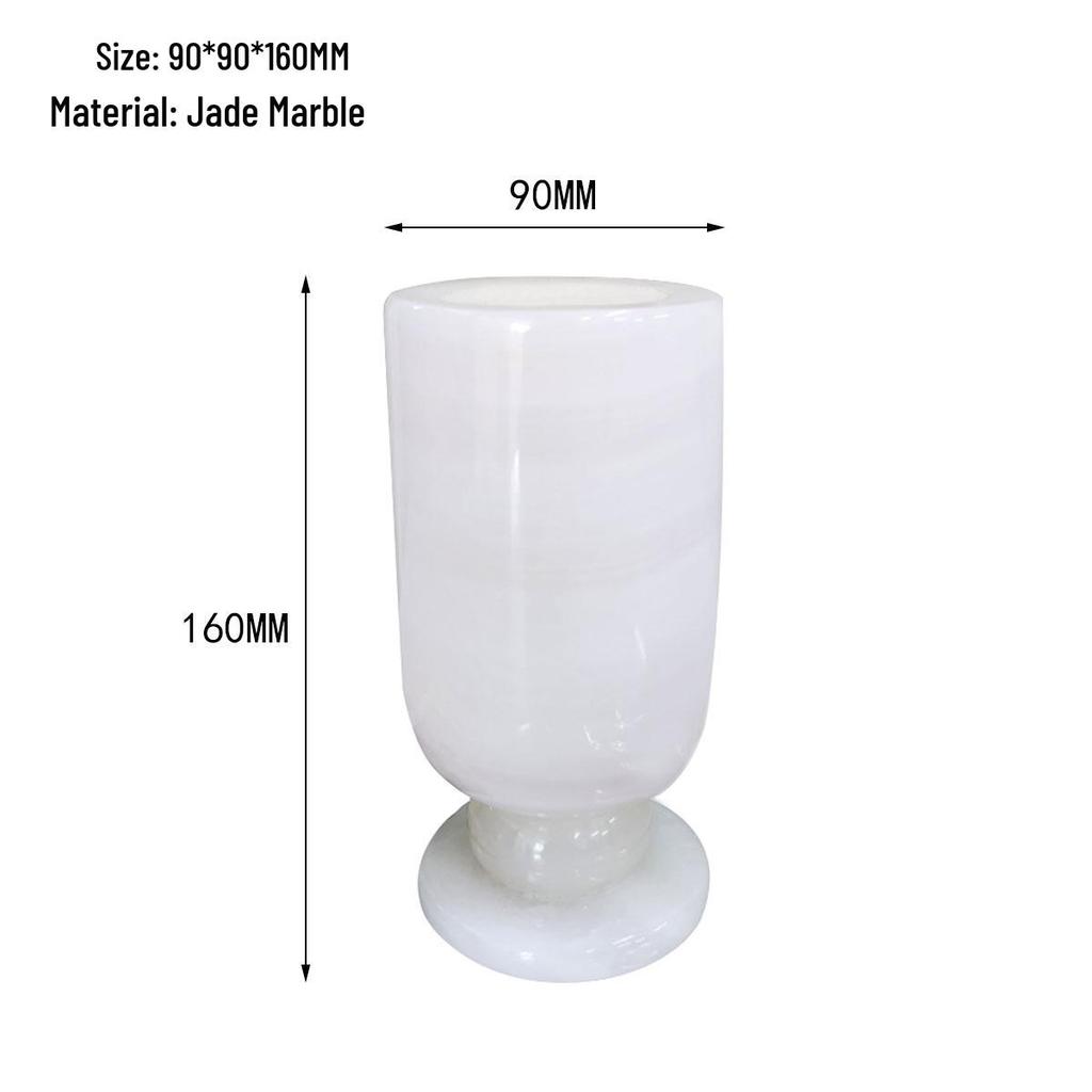 Meibao Geometrisk Marmorvas för Blomsterarrangemang - Hem-, Hotell- eller Showroomdekor