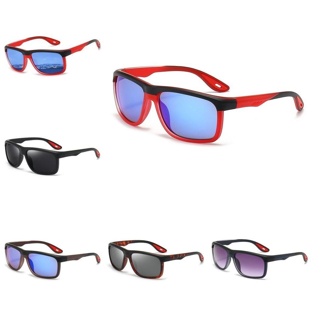 Unique Oval Design Frame Polarized Sunglasses  Summer Outdoor Sun Protection