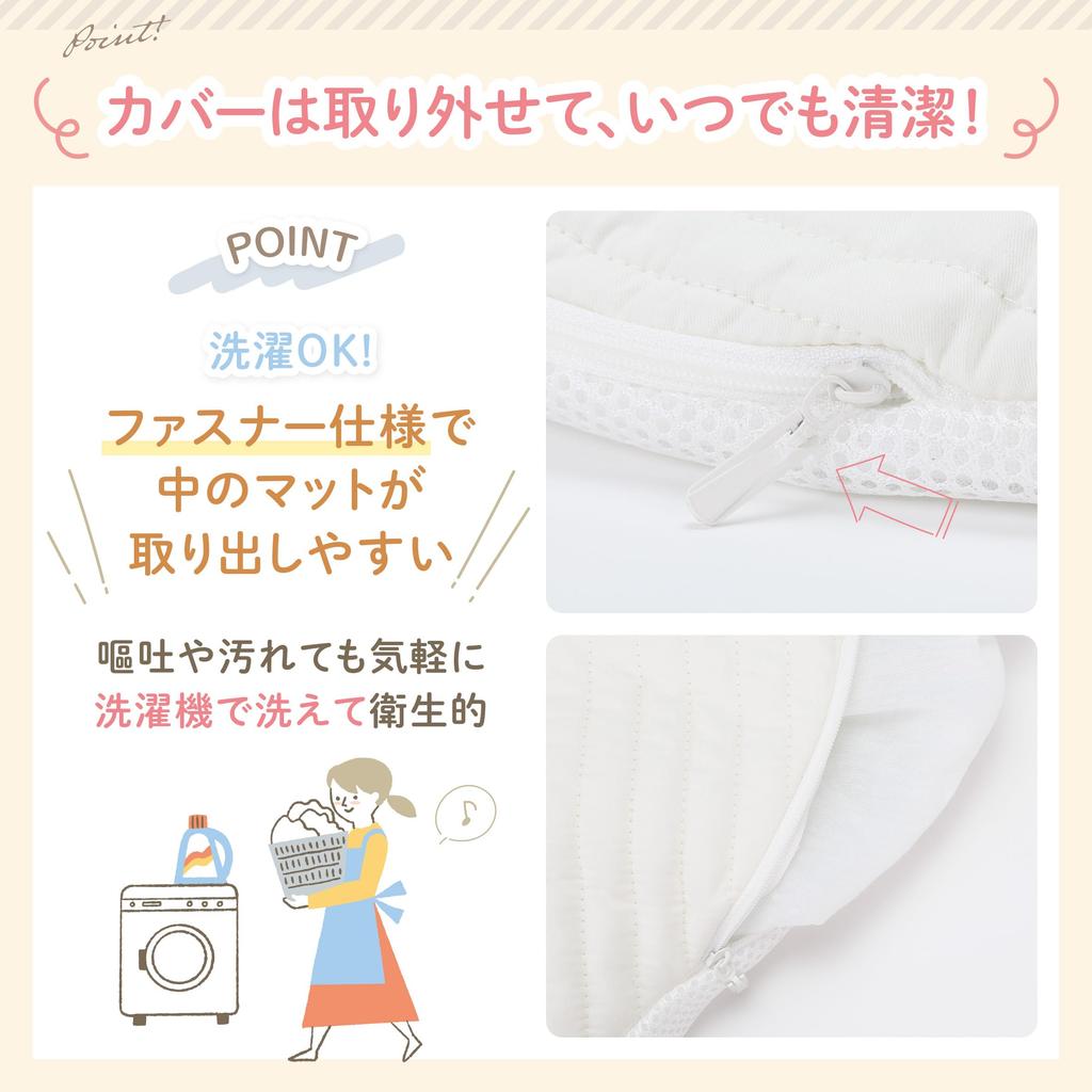 by interior Baby play baby baby diameter with zipper [Recommended coordinators] mat, mat, mat, gym, circular, month-age photo, 80cm, (olive)