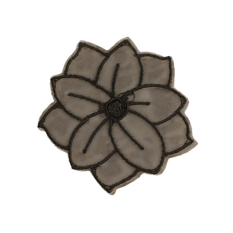 Original Embroidery Label Embroidery Sticker Self-Adhesive Accessory Lace Flower Butterfly Down Jacket Patch Sticker Mesh Thin Cloth Sticker