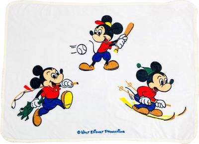 MORIPiLO Morishita Lap Blanket Misato Pottery Mickey Ivory 70x100cm Half Blanket Disney Character Goods 4621430