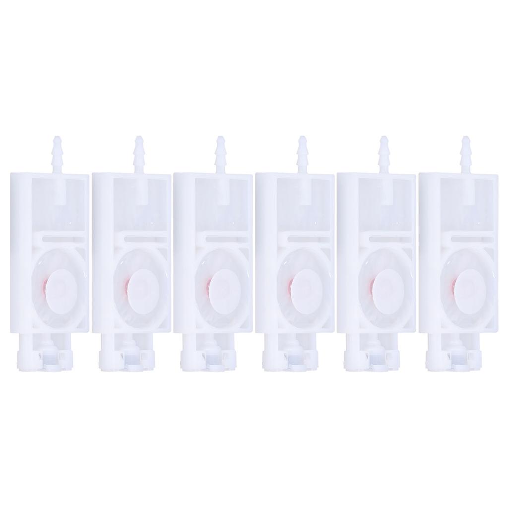 6Pcs Ink Damper Solvent Inkjet Head Rectangular PP Damper Replacement for  600 Printer