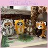 Series Animal Mofusand Plush Pendant With Fox Raccoon Wolf Design For Gift Kids