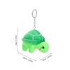 Lurrose Plush Turtle Cute Cartoon Lightweight and Animal Gift 3-Piece Keychain, Design, Portable, Ornament, Accessory, Bag, Key,