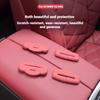 5pcs Car Seatbelt Buckle Cover Silicone Front Rear Seat Belt Buckle Cover Accessories For BMW X3 G45 X5 G05 X7 G07 2025