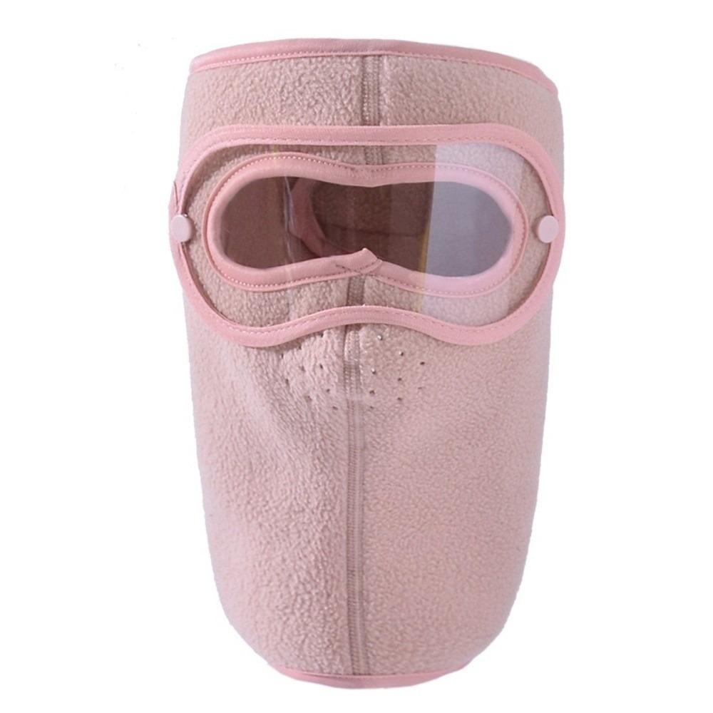 Plush Full Face Cover Soft Goggles Mask Face Cover Winter Cycling Mask  Riding