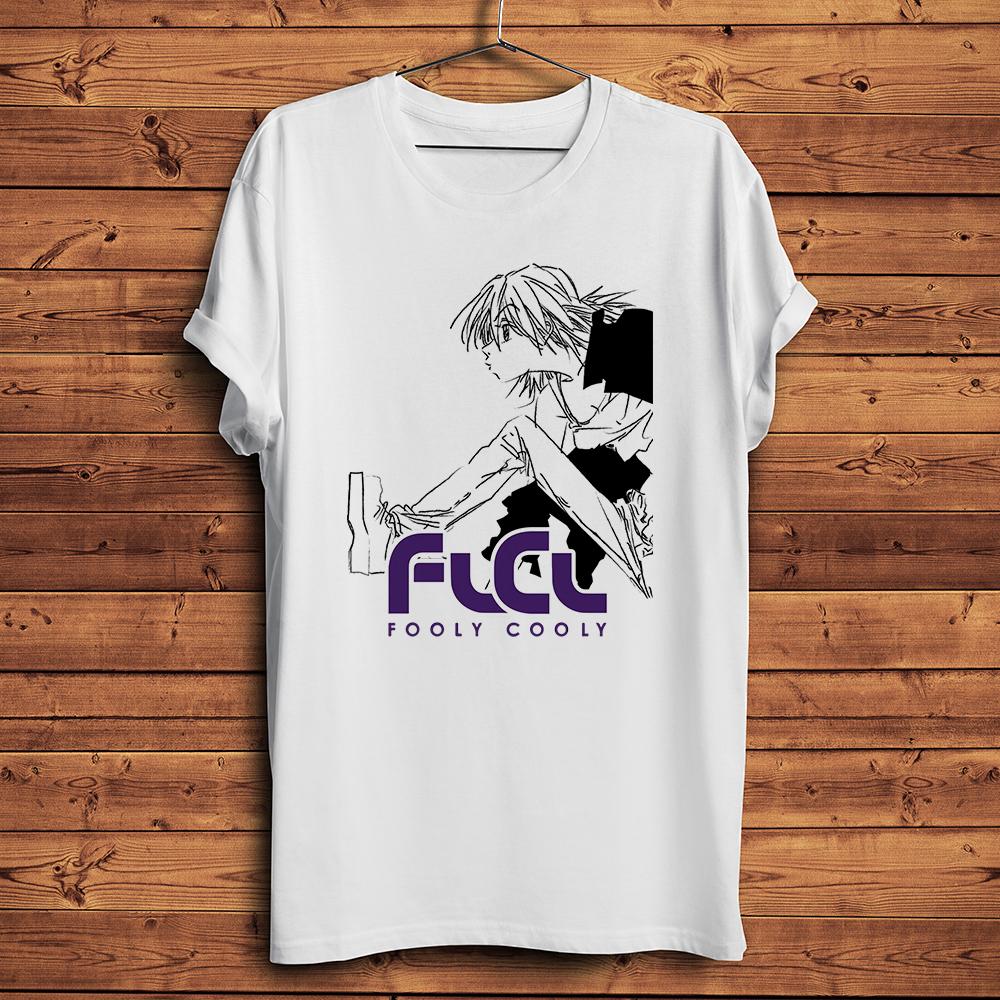 Fooly Cooly FLCL FuriKuri Haruko Haruhara Funny Unisexga TShirt Unisex Short sleeve casual T Shirt Unisex anime Tee breathable print S