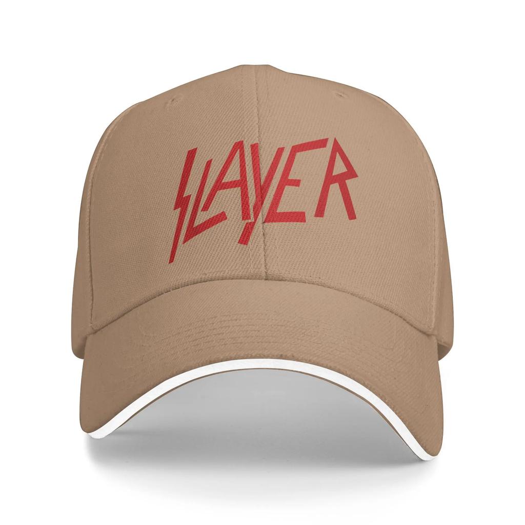Logo Metal Band 1980s  Trash Metal  Baseball Cap Casual Slayer Sandwich Caps Unisex Style Adjustable Dad Hat Running Golf