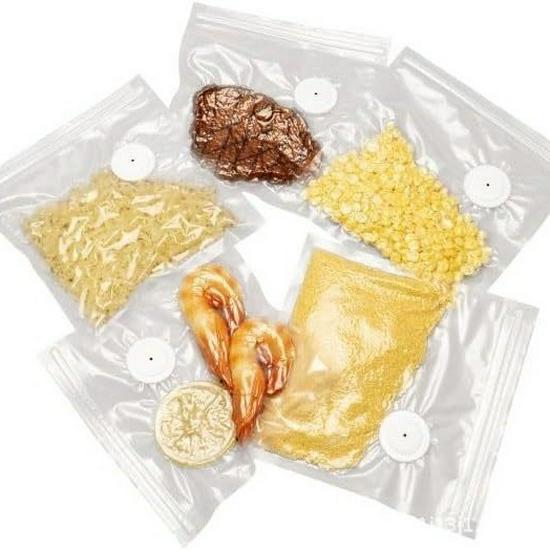 Boilable Vacuum Seal Bag with Valve - Freshness & Air Extraction Textured Bag